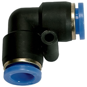 RIEGLER Blue <b>Series</b> <b>6</b> mm L-Connector 18.7 mm RIEGLER-Pack Size 10 Pneumatic Tools Accessories and Parts - Product Image 3