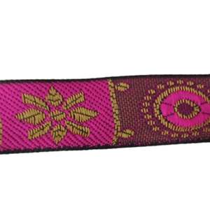 Produits les plus vendus ruban jacquard ethnique ruban polyester recyclé ruban nylon polyester jacquard sangle pour vêtement à vendre - Product Image 3