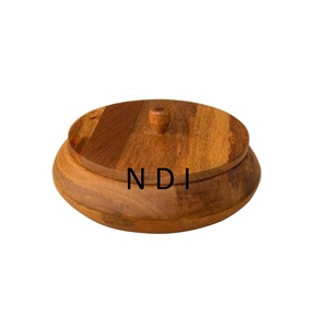 หม้อชาปาติทำจากไม้เคลือบเงาทำด้วยมือสำหรับตกแต่งแฮนด์เมดหม้อเสิร์ฟชาปาติสำหรับห้องครัวใช้ในชีวิตประจำวัน - Product Image 1