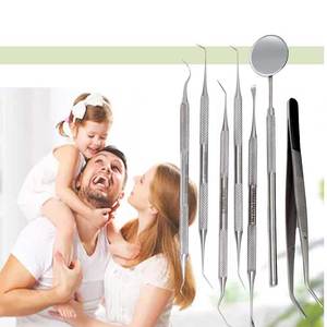 Kit de Cuidado Bucal Dental, Herramientas para Eliminar la Placa, Instrumentos Quirúrgicos para Dentistas, Uso Doméstico, Acero Inoxidable para Dientes - Product Image 5