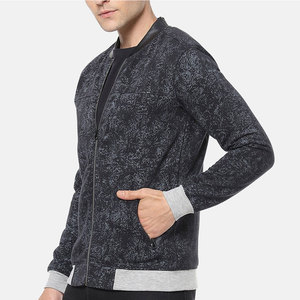 Blouson Bomber Homme Hiver Personnalisé OEM en Gros Col Montant Écologique Coupe-Vent Respirant Design Urbain Logo Personnalisé - Product Image 2