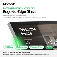 Panel Táctil Inteligente Android de 10 Pulgadas para Control de Habitaciones, Barra de Luz RGB Opcional, NFC, PoE, Ethernet, Pantalla