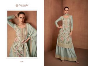 Traje Salwar Kameez con Bordado Étnico Indio de Maruti Fashion, con Dupatta, para Bodas, en Chinon Bordado, para Todas las Temporadas - Product Image 2