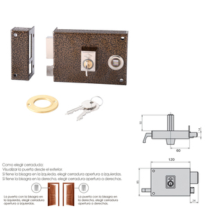 Cvl 1125br/ 12/he Serratura Sinistra - Product Image 2