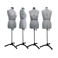Mannequin de Couture Ajustable pour Femme avec Housse en Tissu – Idéal pour la Confection et l'Exposition