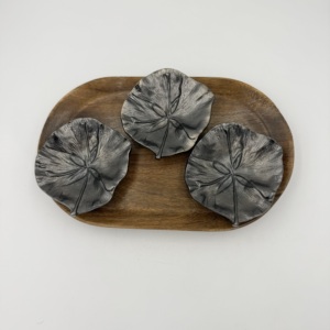 Juego de 3 Tazones de Aluminio para Frutos Secos con Diseño Único y Acabado en Níquel Negro, para Servir Frutos Secos, Aperitivos y Regalos - Product Image 5