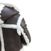 Chaqueta de piel de oveja negra estilo Vintage para hombre, chaqueta de piel de ante para invierno, cálida, de piel sintética de cordero con capucha, chaqueta para hombre