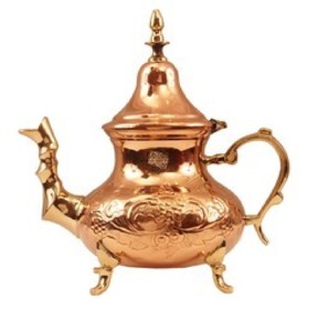 Tetera de latón decorativa para mesa, tetera India hecha a mano, moderna y lujosa de Metal para café y tetera - Product Image 3