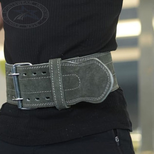 Cinturón de cuero de piel de vaca profesional resistente de talla grande ajustable antideslizante para levantamiento de pesas logotipo personalizado protección profesional - Product Image 3