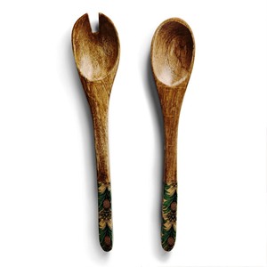Utensilios para Ensalada Modernos Recubiertos de Resina Ecológica, Aptos para Lavavajillas, 11 Pulgadas, Hechos en India - Product Image 5