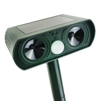 Repelente Solar para Animales OGDOR TG72970, para Perros, Pájaros, Gatos, Martas, Ratones, Control de Roedores Ultrasónico, Impermeable IP44, Alcance de 8 m