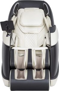 Fauteuil de massage complet avec système de massage Shiatsu à double rail, inclinable en position zéro gravité, chauffage du bas du dos et des mollets, utilisation au bureau - Product Image 4