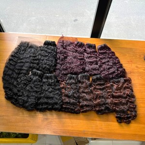 EXTENSIONES DE CABELLO HUMANO VIETNAMÉS SUPER DOBLE DIBUJADO CUTICULA ALINEADA DONANTE ÚNICO Y NATURAL NEGRO Y COLORES - Product Image 4