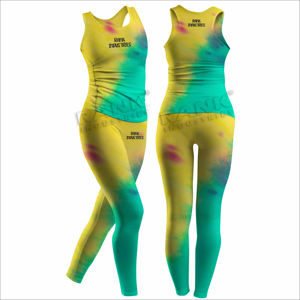 Ensembles de yoga pour femmes, tissu extensible respirant et écologique, ensemble 2 pièces, soutien-gorge de sport et leggings pour la salle de sport, la course à pied et la remise en forme - Product Image 3
