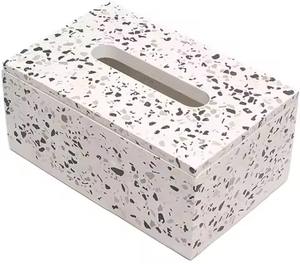 Printed Wood Napkin Storage Box Handcrafted <b>Tissue</b> Holder <b>for</b> Multiuse Best Selling <b>Tissue</b> Storage - Product Image 2