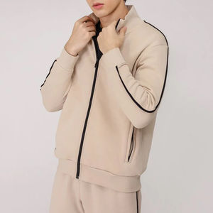 2025 hiver décontracté surdimensionné fermeture éclair à capuche et pantalon de survêtement ensemble poids lourd unisexe survêtement avec fermeture éclair à capuche survêtement - Product Image 4