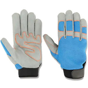 Impacto mecánico de seguridad Conjunto de barbacoa Conducción Petróleo Poliéster Aparejo Guantes de soldadura A prueba de fuego Antideslizante Antiimpacto - Product Image 5