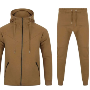 ชุดวอร์มเทคฟลีซมีฮู้ดคุณภาพสูงสำหรับผู้ชาย โลโก้สั่งทำได้ สีพื้น แห้งเร็ว ระบายอากาศได้ดี ไซส์ XL สำหรับฤดูหนาว - Product Image 1