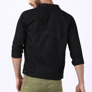 Venta al por mayor de calidad superior Pakistán hizo hombres Jeans chaquetas diseño personalizado High Street Style 100% algodón disponible para la venta - Product Image 4