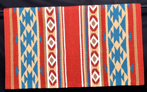 High Quality Wool Yarn Western Horse Blanket Colorful Weaving <b>Saddle</b> <b>Pads</b> for Retail and Bulk Supply - Product Image 2