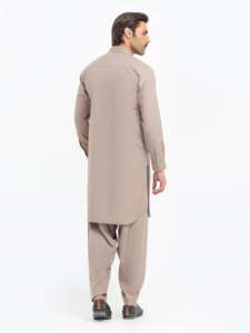 Salwar Kameez pakistanais pour hommes, style bureau, tenue traditionnelle musulmane, coupe régulière, pour les affaires, l'Aïd et le quotidien - Product Image 5