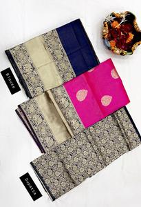 Kanjiveram Soie Zari Lehanga avec Banarasi Dupatta Designer Collection pour Bollywood Fêtes et mariages Comprend un chemisier - Product Image 4