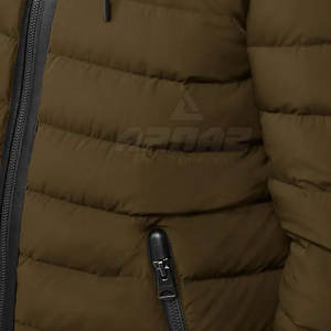 Veste matelassée pliable avec rangement facile et construction légère Veste d'hiver matelassée tout usage avec noyau intérieur chaud - Product Image 6