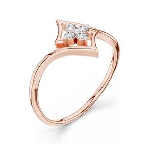 0.1 CT Round Brilliant Lab Diamond Cluster <b>Ring</b> for Women VVS-VS EF Clarity, CVD-Grown 18KT, 14KT, 10KT Gold & 925 <b>Silver</b> - Product Image 4