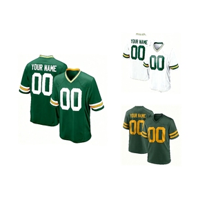 Men's Team Jersey Embroidery Sewing American Football <b>Shirt</b> Custom Football Uniform Suitable For Adults And Young People. - Product Image 1