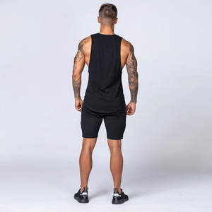 Débardeurs de sport d'été pour hommes, vêtements de fitness en coton, débardeurs de musculation sans manches, respirants, col rond, débardeurs musculaires - Product Image 5