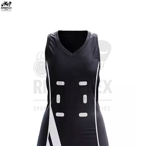 เครื่องแบบเน็ตบอลเครื่องแบบ100% วัสดุที่ดีที่สุดชุดเน็ตบอลโพลีเอสเตอร์สำหรับทีมบริการ OEM ผลิตฉลากส่วนตัว - Product Image 4