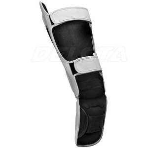 Espinilleras de Kickboxing Profesionales de Alta Calidad, Hechas de Cuero, en Venta - Product Image 2