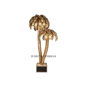 Lámparas decorativas de lujo para el hogar y la sala de estar del hotel, diseño de palmeras chapadas en oro de alta calidad - Product Image 1