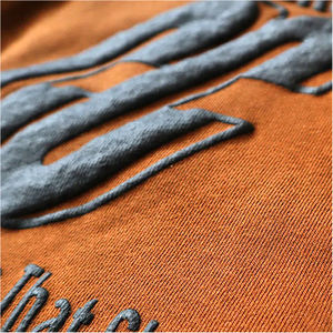 2025 OEM Wholesale Rate Custom Design Hot Style Heavyweight Comfort Knit French Terry Cotton Puff Print <b>Men</b> <b>Shorts</b> - Product Image 6