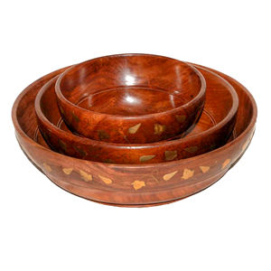 Nouvel arrivage de bol de service à salade en bois design Fabricant en gros Nouvel arrivage de bol de service de vaisselle en bois design - Product Image 6