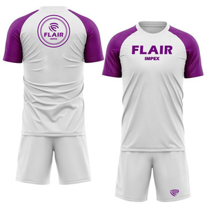 ชุดยูนิฟอร์มฟุตบอลคุณภาพดีที่สุด ออกแบบเองได้ ระบายอากาศได้ดี สวมใส่สบาย สำหรับผู้ใหญ่ ผู้เล่นชาย  แบบสั้น ตัดเย็บอัตโนมัติ บริการ OEM - Product Image 3