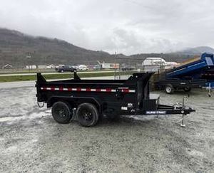 Remolque Volquete Certificado, Fácil de Operar, Remolque Volquete Hidráulico 6x10, 7,000 lb de Peso Bruto Vehicular con Rampas - Product Image 4