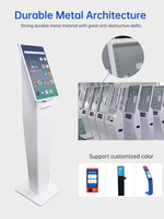Kiosco con Pantalla Táctil TouchWo de 21.5 y 27 Pulgadas, Android/Windows, Autoservicio, Pago y Pedidos para Comercios, Restaurantes y Hospitales