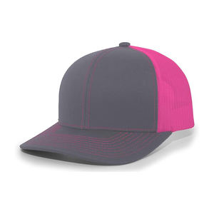 Casquette de camionneur promotionnelle réglable, profil haut, panneau frontal en mousse structurée, dos en maille respirante, personnalisable - Product Image 2