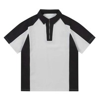 Ropa de Hombre de Alta Calidad, Transpirable, de Algodón Grueso, Diseño Personalizado, Cierre de Cremallera de un Cuarto, Camisas Extra Grandes OEM