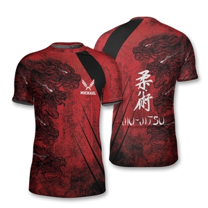 Rashguard de manga corta OEM/ODM para hombres y mujeres, estampado por sublimación, material ecológico, antirozaduras para correr y usar en el gimnasio - Product Image 4