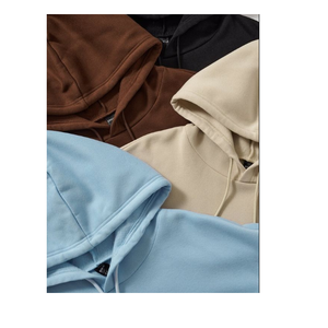 Unisex Heavyweight Cotton Hooded Pullover Hoodie Custom High Quality Oversized <b>Long</b> Length Light Weight Wholesale BD Winter - Product Image 2