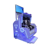 Prix d'usine Creatfun Y810 VR 360 Simulateur de jeu, machine de divertissement à écran 32 pouces, produit de parc d'attractions rotatif à 360 degrés 9D VR