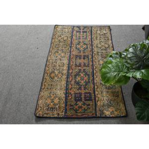 Alfombra Turca Vintage de 21 x 39 pies, Alfombra Clásica de Estilo Oriental en Verde y Marrón, Alfombra de Lana de Pelo Medio Ecológica con Base de Látex - Product Image 1