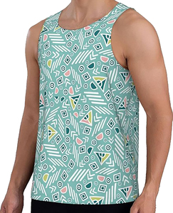 Camisetas sin mangas de Fitness para hombre de alta calidad del proveedor de BD, tela de malla de punto de algodón, diseño de logotipo, decoración de insignia, gran oferta - Product Image 3