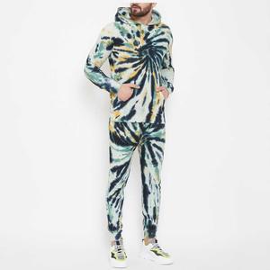 ชุดวอร์มมัดย้อมสำหรับผู้ชายเสื้อวอร์มผ้าแห้งเร็วระบายอากาศได้ดีน้ำหนักเบาสไตล์ล่าสุด - Product Image 2