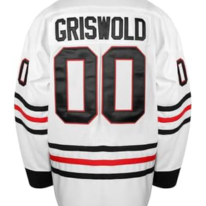 Camisas de hockey sobre hielo impresas por transferencia de calor para adultos, camisetas de jugador impresas con rayas bordadas personalizadas a precios baratos - Product Image 2