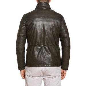 Chaqueta ajustada de invierno para hombre superventas, diseño personalizado con características únicas de cuero, chaqueta de cuero hecha en Pakistán - Product Image 4