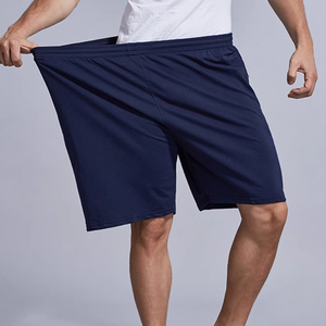 Pantalones cortos deportivos de punto de algodón para hombre, pantalones cortos de talla grande 'Hot Shorts' para verano, playa, ajuste holgado, cordón antiarrugas, servicio OEM 2025 - Product Image 5
