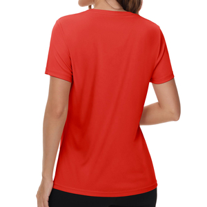Increíble y elegante producto personalizado ropa deportiva y transpirable Ultra suave al tacto mejor camiseta de tela de poliéster para mujer - Product Image 2